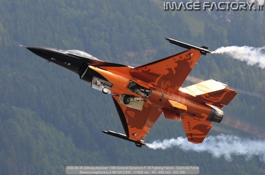 2009-06-26 Zeltweg Airpower 1188 General Dynamics F-16 Fighting Falcon - Dutch Air Force